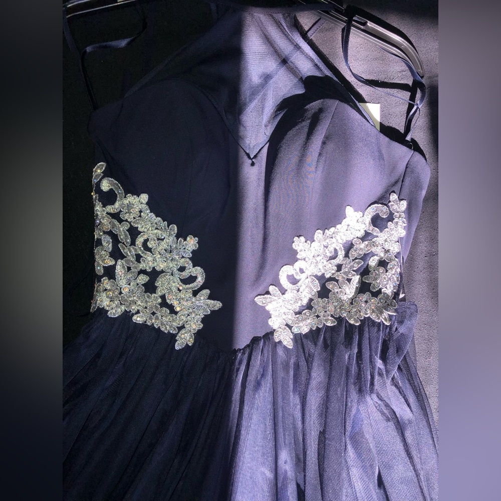 DjJaz Dark Blue Long Dress🖤 - Picture 4 of 5